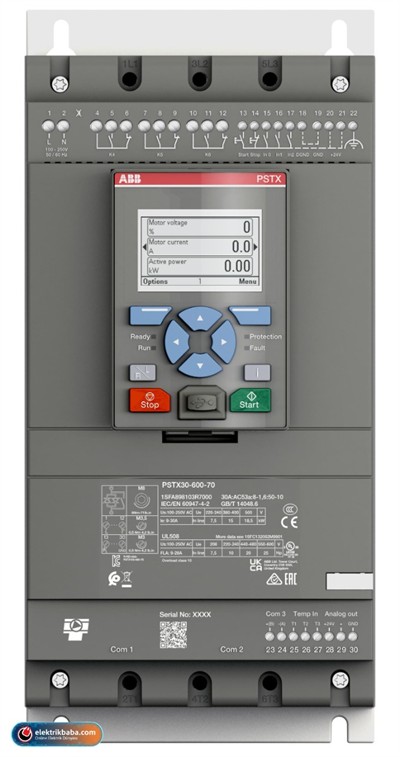 ABB OTO 1SFA894002R7000 PST30-600-70 15KW 30A YUMUSAK YOL VERICI