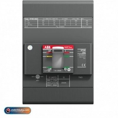 ABB XT 1SDA067428R1 XT1N 160.TMD 160A 4P 112-160 AYARLI SALTER 36kA