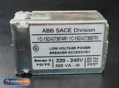 ABB XT 1SDA073674R1 YO  ACMA BOBINI E1.2..E6.2 220-240 Vac/dc