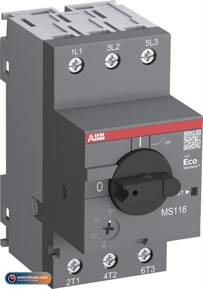 ABB 1SAM250000R1001 MS116-0.16 0,1-0,16A MOTOR KORUMA SALTERI