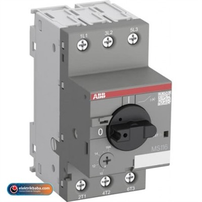 ABB 1SAM250000R1001 MS116-0.16 0,1-0,16A MOTOR KORUMA SALTERI