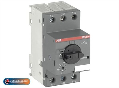 ABB 1SAM250000R1004 MS116-0.63 0,4-0,63A MOTOR KORUMA SALTERI