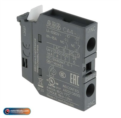 ABB 1SBN010110R1001 CA4-01 1NK YARDIMCI UST KONTAK BLOK