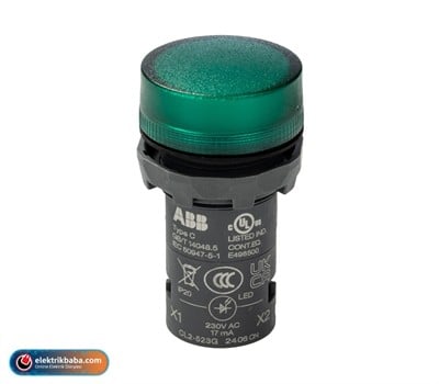 ABB 1SFA619403R5232 CL2-523G LEDLI SINYAL LAMBASI YESIL