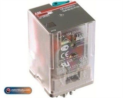 ABB1SVR405612R3000ABB 1SVR405612R3000 CR-M230AC3 11 PIN 230VAC 10A 3 KONTAK MINYATUR ROLE