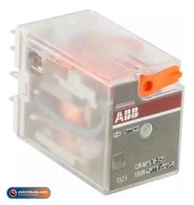 ABB1SVR405613R1000ABB 1SVR405613R1000 CR-M024DC4 14 PIN 24VDC 3 KONTAK MINYATUR ROLE