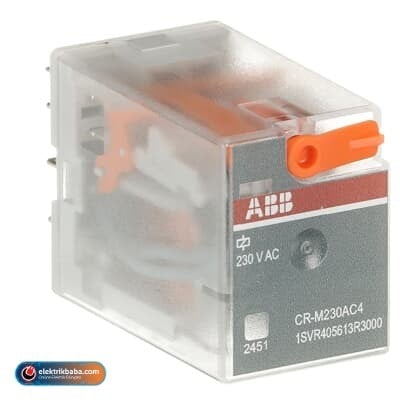 ABB1SVR405613R6000ABB 1SVR405613R6000 CR-M048DC4 14 PIN 48VDC 3 KONTAK MINYATUR ROLE