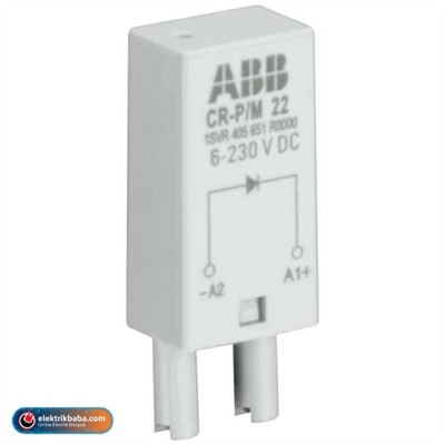 ABB1SVR405655R0100ABB 1SVR405655R0100 CR-P/M 92C ROLELER ICIN VARISTOR 110-230VAC/DC