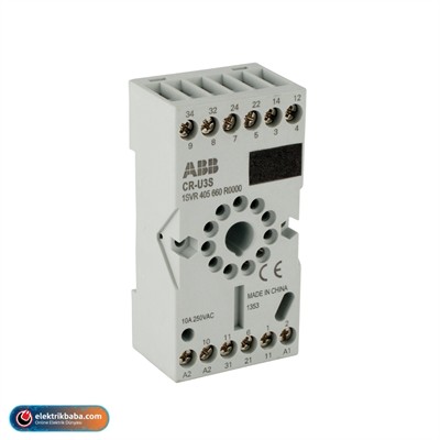 ABB 1SVR405660R0000 CR-U3S MINYATUR ROLE ICIN SOKET 3 A/K