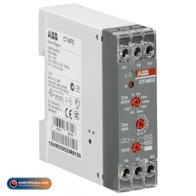 ABB 1SVR550029R8100 CT-MFE 0,05-100S  1NA ELEKTRONIK ZAMAN ROLESI