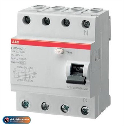 ABB SHFH 2CSF202003R3400 FH202 AC-40/0.3 1 FAZ 40A 300mA YANGIN KORUMA