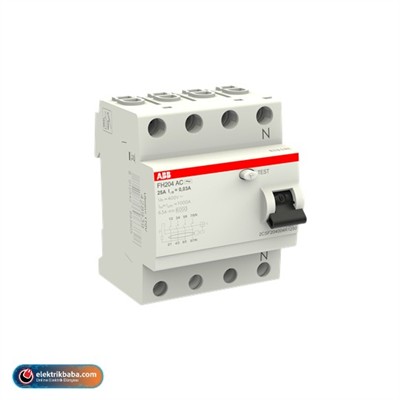ABB SHFH 2CSF204004R1250 FH204 AC-25/0.03 3 FAZ 25A 30mA KACAK AKIM KORUMA