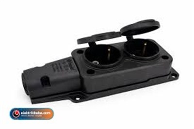 BEMIS BK1-1402-3612 MONOFAZE KAUCUK IKILI GRUP PRIZ