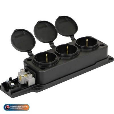BEMIS BK1-1402-3613 MONOFAZE KAUCUK UCLU GRUP PRIZ