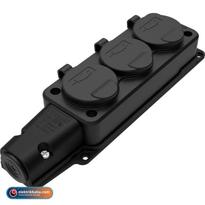 BEMIS BK1-1402-3613 MONOFAZE KAUCUK UCLU GRUP PRIZ