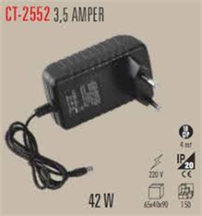 CATA CT-2552 3,5A 220V - 12V FISLI ADAPTOR