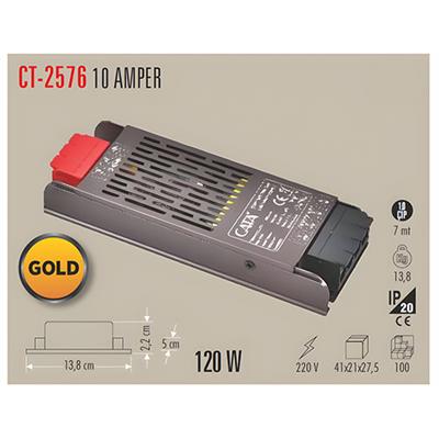 CATA CT-2576 120W 10A SLIM LED TRAFOSU