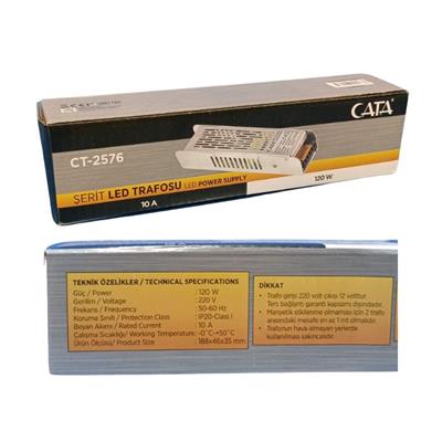 CATA CT-2576 120W 10A SLIM LED TRAFOSU
