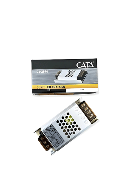 CATA CT-2674 60W 5A SERIT LED TRAFOSU SUPER SLIM FANSIZ
