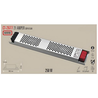 CATA CT-2677 21A 252W LED TRAFOSU
