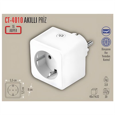 CATA CT-4010 16A AKILLI PRIZ