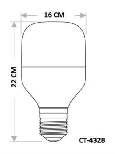 CATA CT-4328 65W TORCH LED AMPUL (E-27) (BEYAZ)