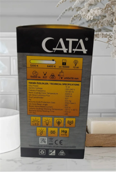 CATA CT-4329 15W TOURCH LED AMPUL BEYAZ