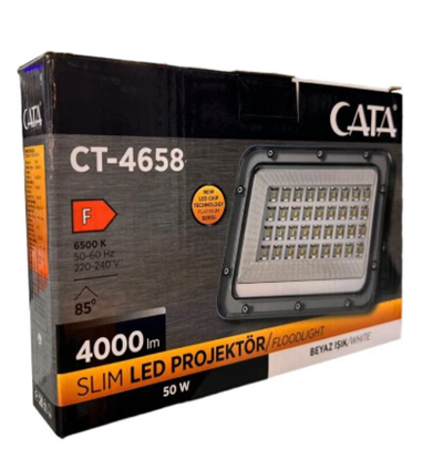 CATA CT-4658G 50W SLIM LED PROJEKTOR GUNISIGI