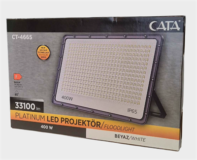 CATA CT-4665 400W PLATINUM LED PROJEKTOR (BEYAZ)