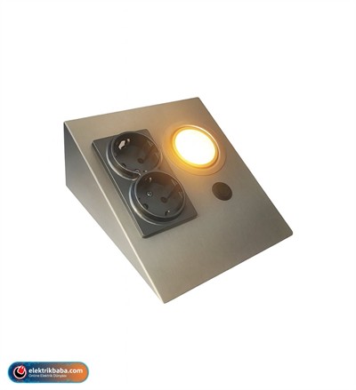 CATA CT-5109B 1W UCGEN CIFT PRIZLI LEDLI TEZGAH AYDINLATMA ARMATUR BEYAZ