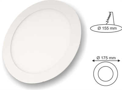CATA CT-5147G 12W ECO S/A LED PANEL ARMATUR GUNISIGI