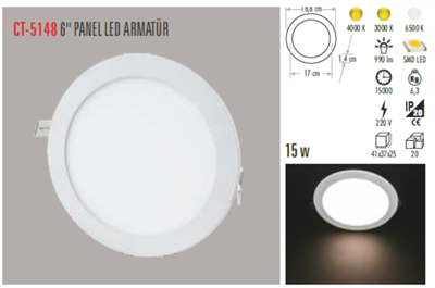 CATA CT-5148G 15W SLIM PANEL (GUNISIGI)