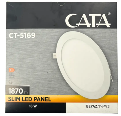 CATA CT-5169B 18W SLIM PANEL(BEYAZ)