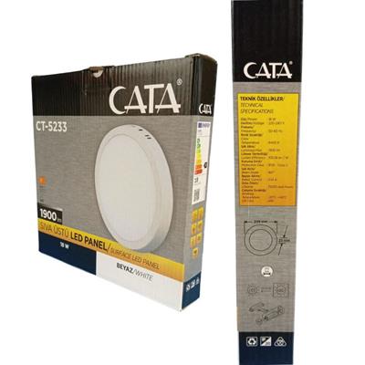 CATA CT-5233B 18W SIVA USTU LED PANEL (YUVARLAK) (BEYAZ)