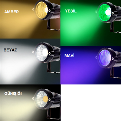 CATA CT-7300G 7W KAZIKLI LED BAHCE ARMATURU GUNISIGI