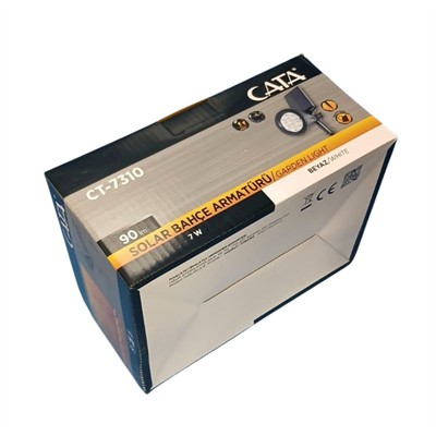 CATA CT-7310B 7W SOLAR KAZIKLI LED BAHCE ARMATUR BEYAZ