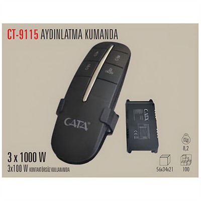 CATA CT-9115 3X1000W AVIZE UZAKTAN KUMANDA