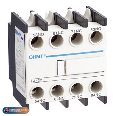 CHINT 439520 NC1-NC2 SERISI YARDIMCI KONTAK / 2NA+2NK (YENI TIP)