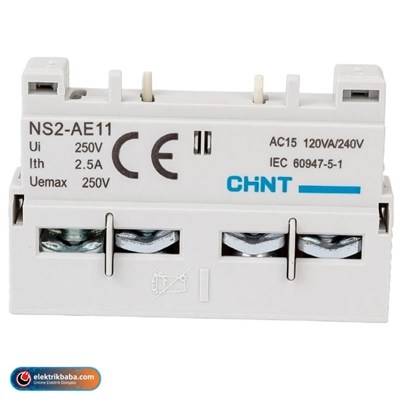 CHINT 495968 NS2 SERISIICIN YARDIMCI KONTAK ÜSTÜNE MONTAJ / NS AE11 / 1NA+1NK