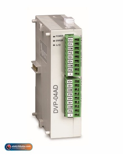 DELTA DVP04AD-S2 4 ANALOG GIRIS PLC MODUL