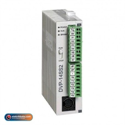 DELTA DVP14SS211R 8 GIRIS 6 CIKIS ROLE PLC CPU MODUL