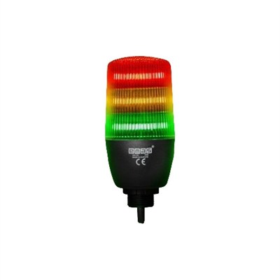 EMAS IF5T024ZM05 3 RENK 3 KATLI BUZZER+PLC UYUMLU 24V MINI ISIKLI SIREN