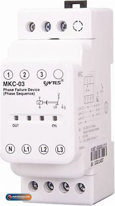 ENTES M1667 MCK-03 FAZ SIRALI MOTOR KORUMA ROLESI