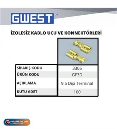 GWEST 3305 GF3D  DISI FIS (9.5)