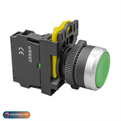 GWEST 6001 PLASTIK YAYLI START BUTONU YESIL