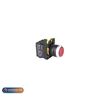 GWEST 6012 A5-01D (KIRMIZI) 220V. LED ISIKLI STOP BUTON