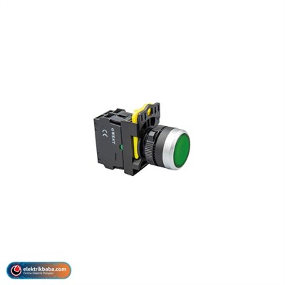 GWEST 6021 A5-10D-24 (YESIL) 24V. LED ISIKLI START BUTON