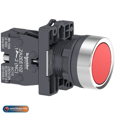 GWEST 6022 A5-01D-24 (KIRMIZI) 24V. LED ISIKLI STOP BUTON