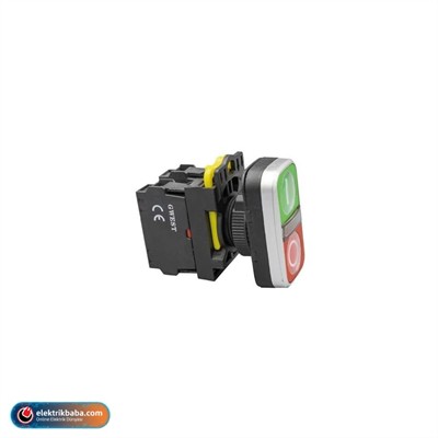 GWEST 6060 A5-11RD-24 24V. LED ISIKLI IKIZ BUTON