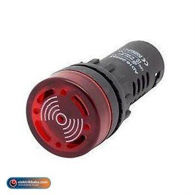 GWEST 6640 22mm 220V LEDLI FLASOR IKAZLI BUZZER